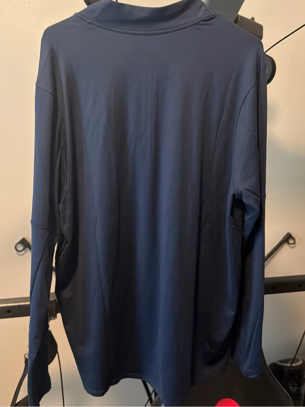 Nike Navy Long-Sleeve Quarter-Zip Performance Top